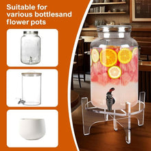 Load image into Gallery viewer, YX171 Acrylic Drink Dispenser Beverage Holder Cakes Stand, 19x19x8cm, 22x22x12cm
