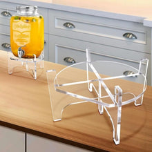 Load image into Gallery viewer, YX171 Acrylic Drink Dispenser Beverage Holder Cakes Stand, 19x19x8cm, 22x22x12cm