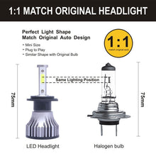 Load image into Gallery viewer, 2 PCS DC 9-32V 26W 6500K 8000LM IP68 Car LED Headlight Lamps / Fog Light, X15 5202, X15 9004, X15 9005, X15 9006, X15 9007, X15 9012, X15 H4, X15 H7, X15 H8 / H9 / H11, X15 H13