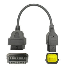 Load image into Gallery viewer, 6 Pin to 16 Pin Motorcycle OBD2 Converter Cable Diagnostic Cable, For Husqvarna