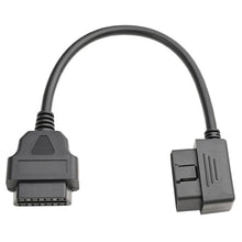 Load image into Gallery viewer, 16 Pin Male to OBD2 Female Elbow Connection Cable OBD2 Extension Adapter, 16 Pin Male to OBD2 Female
