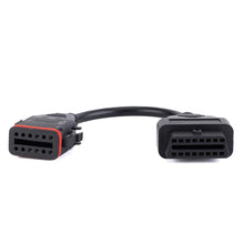 Load image into Gallery viewer, OBD Truck Diagnostic Cable for Komatsu / Cummins, 12 Pin to 16 Pin