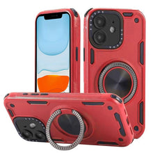 Load image into Gallery viewer, Three-core Mecha 360 Degree Rotation Magnetic Holder Phone Case, For iPhone 12, For iPhone 12 Pro, For iPhone 11