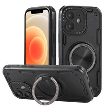 Load image into Gallery viewer, Three-core Mecha 360 Degree Rotation Magnetic Holder Phone Case, For iPhone 12, For iPhone 12 Pro, For iPhone 11