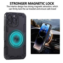 Load image into Gallery viewer, Three-core Mecha 360 Degree Rotation Magnetic Holder Phone Case, For iPhone 12, For iPhone 12 Pro, For iPhone 11