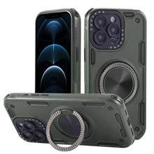 Load image into Gallery viewer, Three-core Mecha 360 Degree Rotation Magnetic Holder Phone Case, For iPhone 12, For iPhone 12 Pro, For iPhone 11