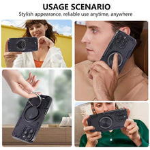Load image into Gallery viewer, Three-core Mecha 360 Degree Rotation Magnetic Holder Phone Case, For iPhone 12, For iPhone 12 Pro, For iPhone 11