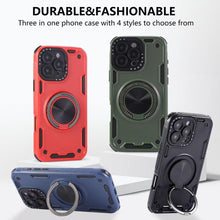 Load image into Gallery viewer, Three-core Mecha 360 Degree Rotation Magnetic Holder Phone Case, For iPhone 12, For iPhone 12 Pro, For iPhone 11