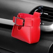Load image into Gallery viewer, Car Air Vent PU Leather Storage Hanging Bag