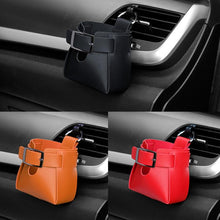 Load image into Gallery viewer, Car Air Vent PU Leather Storage Hanging Bag