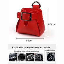 Load image into Gallery viewer, Car Air Vent PU Leather Storage Hanging Bag