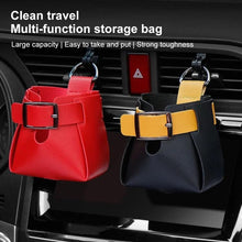 Load image into Gallery viewer, Car Air Vent PU Leather Storage Hanging Bag