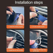 Load image into Gallery viewer, Car Air Vent PU Leather Storage Hanging Bag