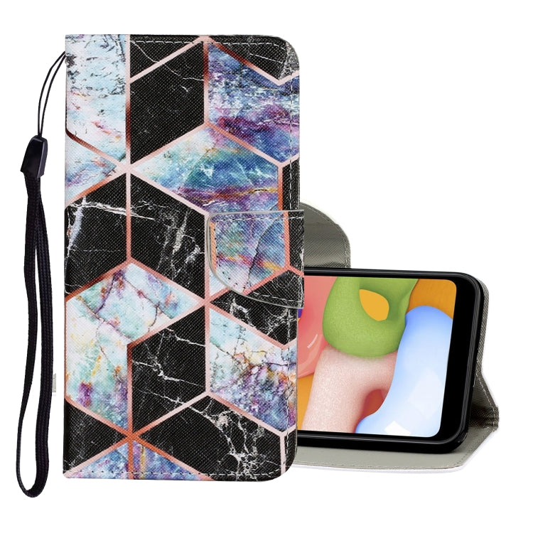Coloured Drawing Pattern Horizontal Flip PU Leather Case with Holder & Card Slots & Wallet & Lanyard
