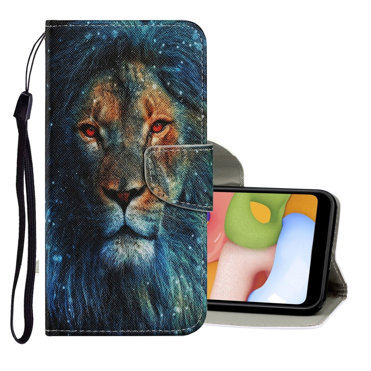 Coloured Drawing Pattern Horizontal Flip PU Leather Case with Holder & Card Slots & Wallet & Lanyard