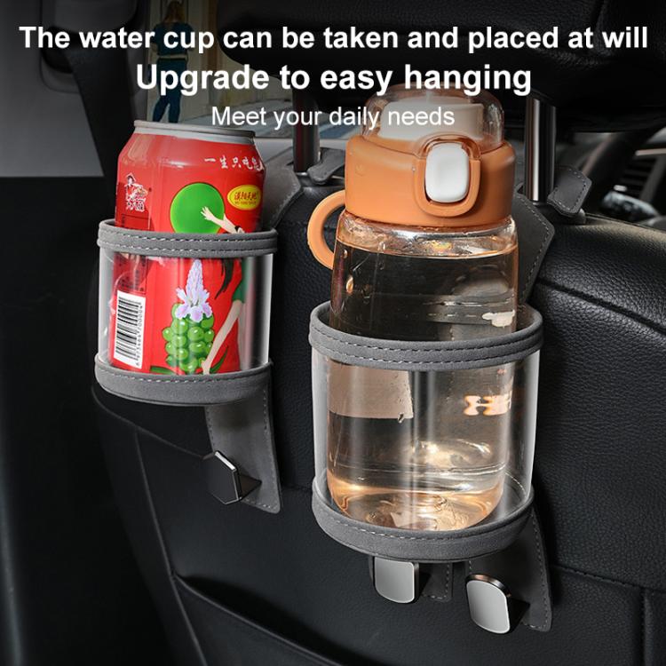 Car Water Cup Holder Seat Back Dual Hanger Hook
