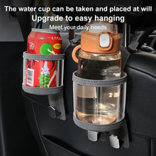 Load image into Gallery viewer, Car Water Cup Holder Seat Back Dual Hanger Hook