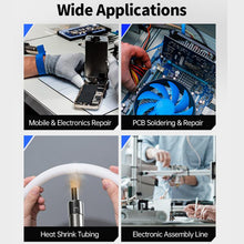 Load image into Gallery viewer, FNIRSI SAG-55 550W High Temperature Portable Micro Hot Air Gun, Standard Ordinary Base, High-match Metal Base