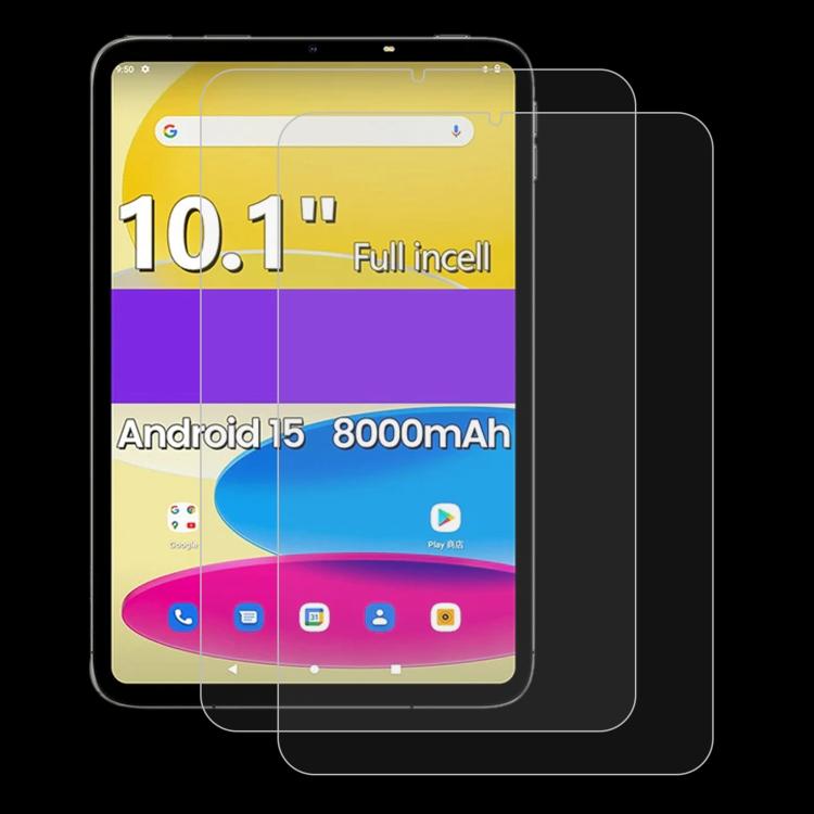 2pcs 9H 0.3mm Explosion-proof Tempered Glass Film, For DATEOY HK Pad Pro 10 10.1 inch