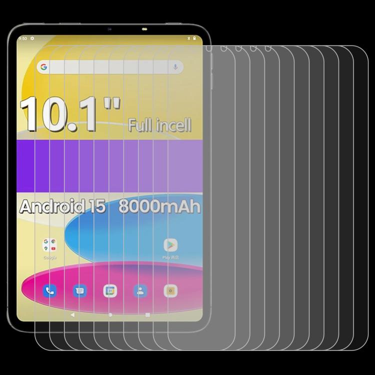 25pcs 9H 0.3mm Explosion-proof Tempered Glass Film, For DATEOY HK Pad Pro 10 10.1 inch
