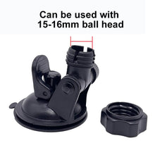 Load image into Gallery viewer, Glass Tile Suction Cup Bracket Base for 15-16mm Ball Head, 55mm, 70mm Black Glue, 70mm Epoxy