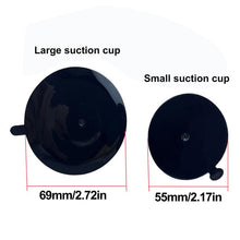 Load image into Gallery viewer, Glass Tile Suction Cup Bracket Base for 15-16mm Ball Head, 55mm, 70mm Black Glue, 70mm Epoxy