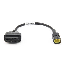 Load image into Gallery viewer, Agricultural Machinery Repair OBD2 Diagnostic Adapter Cable for Kubota Diagmaster Python, OBD2 Diagnostic Adapter Cable