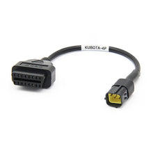 Load image into Gallery viewer, Agricultural Machinery Repair OBD2 Diagnostic Adapter Cable for Kubota Diagmaster Python, OBD2 Diagnostic Adapter Cable
