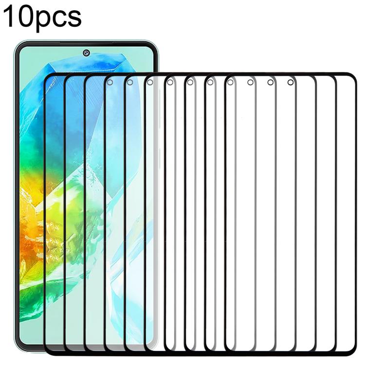 10pcs Front Screen Outer Glass Lens with OCA Optically Clear Adhesive