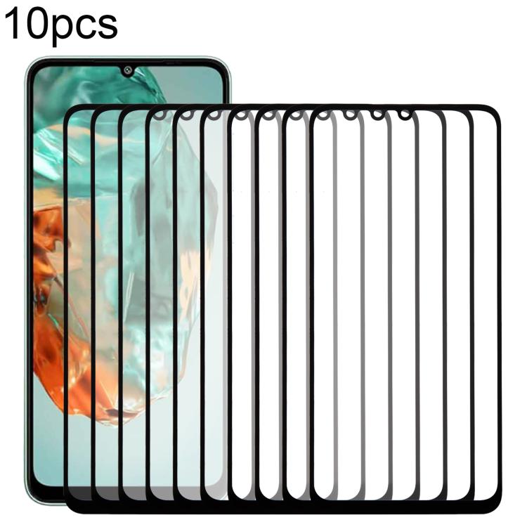 10pcs Front Screen Outer Glass Lens with OCA Optically Clear Adhesive