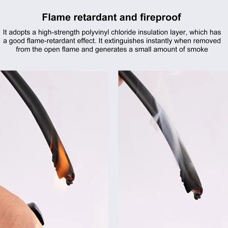 12V-24V 2 in 1 Car Cigarette Lighter Extension Cable with Switch, 0.2m, 0.6m, 1m