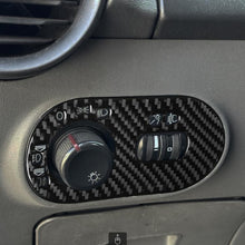 Load image into Gallery viewer, Carbon Fiber Car Headlight Switch Decorative Sticker for SEAT Ibiza 2003-2008, Left Driver, Headlight Switch, Left Driver