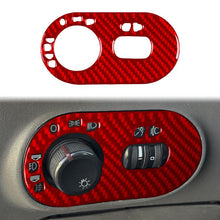 Load image into Gallery viewer, Carbon Fiber Car Headlight Switch Decorative Sticker for SEAT Ibiza 2003-2008, Left Driver, Headlight Switch, Left Driver