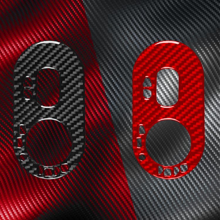 Carbon Fiber Car Headlight Switch Decorative Sticker for SEAT Ibiza 2003-2008, Left Driver, Headlight Switch, Left Driver