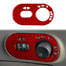 Load image into Gallery viewer, Carbon Fiber Car Headlight Switch Decorative Sticker for SEAT Ibiza 2003-2008, Right Driver, Headlight Switch, Right Driver