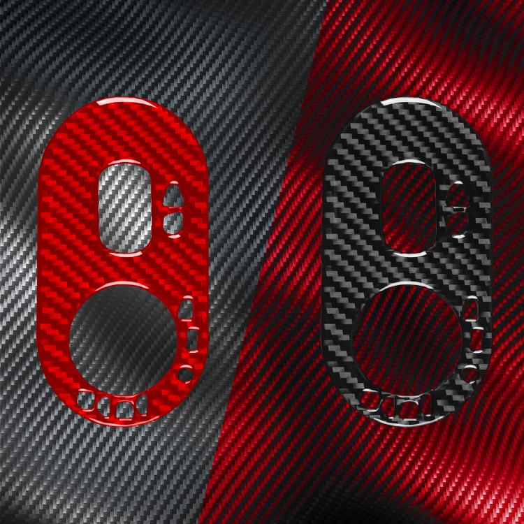 Carbon Fiber Car Headlight Switch Decorative Sticker for SEAT Ibiza 2003-2008, Right Driver, Headlight Switch, Right Driver