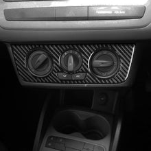 Load image into Gallery viewer, Carbon Fiber Car Air Conditioner Switch Panel A Decorative Sticker for SEAT Ibiza 2009-2014, Left and Right Driver, Air Conditioner Switch Panel A