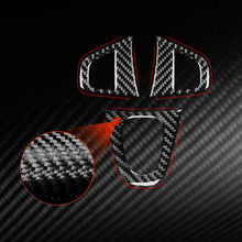 Load image into Gallery viewer, 3pcs/Set Carbon Fiber Car Steering Wheel Buttons Decorative Sticker for Renault Fluence 2009-2017 / Megane 2008-2016, Left and Right Driver, Steering Wheel Buttons