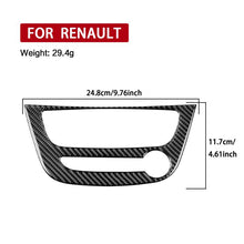 Load image into Gallery viewer, Carbon Fiber Car Air Conditioner Panel A Decorative Sticker for Renault Fluence 2009-2017 / Megane 2008-2016, Left and Right Driver, Air Conditioner Panel A