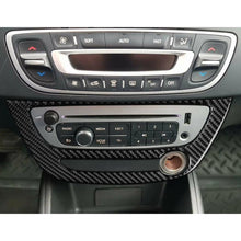 Load image into Gallery viewer, Carbon Fiber Car Air Conditioner Panel A Decorative Sticker for Renault Fluence 2009-2017 / Megane 2008-2016, Left and Right Driver, Air Conditioner Panel A