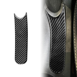Carbon Fiber Car Handbrake Panel Decorative Sticker for SEAT Leon 2005-2012, Left and Right Driver, Handbrake Panel