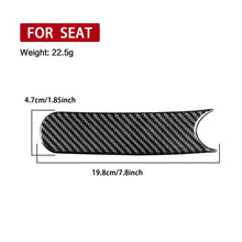 Load image into Gallery viewer, Carbon Fiber Car Handbrake Panel Decorative Sticker for SEAT Leon 2005-2012, Left and Right Driver, Handbrake Panel