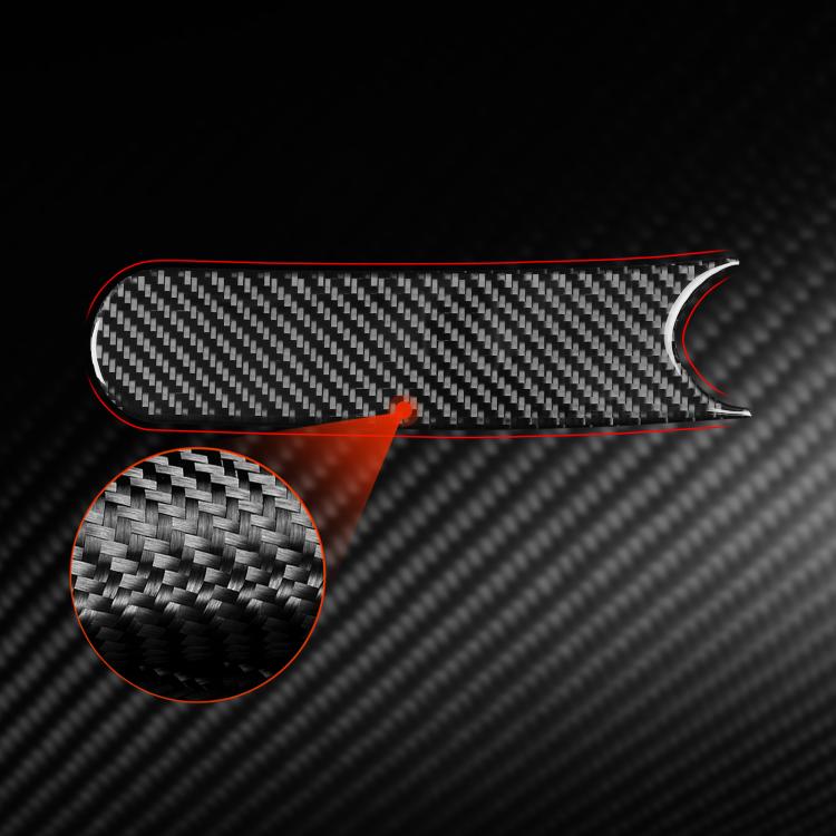 Carbon Fiber Car Handbrake Panel Decorative Sticker for SEAT Leon 2005-2012, Left and Right Driver, Handbrake Panel