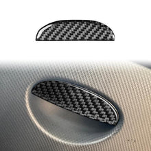 Load image into Gallery viewer, Carbon Fiber Car Passenger Seat Storage Box Handle Decorative Sticker for SEAT Leon 2005-2012, Left and Right Driver, Passenger Seat Storage Box Handle