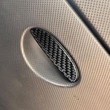 Load image into Gallery viewer, Carbon Fiber Car Passenger Seat Storage Box Handle Decorative Sticker for SEAT Leon 2005-2012, Left and Right Driver, Passenger Seat Storage Box Handle