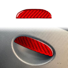 Load image into Gallery viewer, Carbon Fiber Car Passenger Seat Storage Box Handle Decorative Sticker for SEAT Leon 2005-2012, Left and Right Driver, Passenger Seat Storage Box Handle