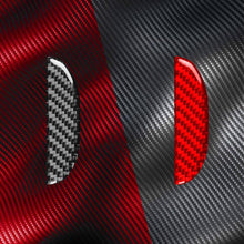 Load image into Gallery viewer, Carbon Fiber Car Passenger Seat Storage Box Handle Decorative Sticker for SEAT Leon 2005-2012, Left and Right Driver, Passenger Seat Storage Box Handle