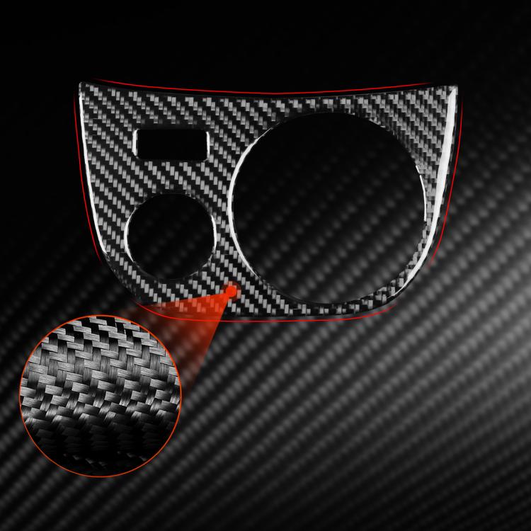 Carbon Fiber Car Water Cup Panel Decorative Sticker for SEAT Leon 2005-2012, Water Cup Panel, Left Driver, Water Cup Panel, Right Driver