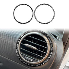 Load image into Gallery viewer, 2pcs/Set Carbon Fiber Car AC Two Sides Air Outlet Decorative Sticker for SEAT Leon 2005-2012, Left and Right Driver, AC Two Sides Air Outle