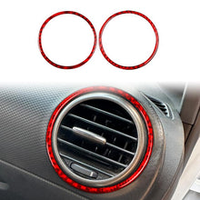 Load image into Gallery viewer, 2pcs/Set Carbon Fiber Car AC Two Sides Air Outlet Decorative Sticker for SEAT Leon 2005-2012, Left and Right Driver, AC Two Sides Air Outle